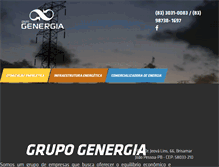 Tablet Screenshot of genergia.com.br